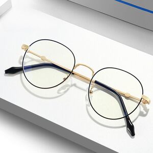 Metal glasses with blue light and UV protection 9648-3-GT