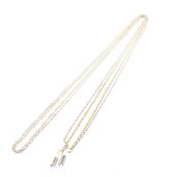 Металлическая нескользящая цепочка двухцветная, для очков и масок GL158-2