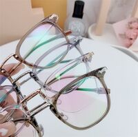 Оправа гибридная, металл + TR90, линзы с Blue Block покрытием SANTA M8083