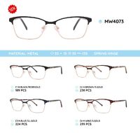 Оправа для очков металлическая женская с флексом MW4071