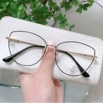 Оправа комбинированная (металл + TR90) с линзами Blue Ray Cut и флексами MAMO F93072