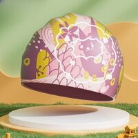 Silicone waterproof swimming cap for kids GJ003-YU