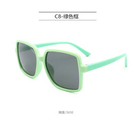 Polarized silicone sunglasses with UV400 protection for kids T11020