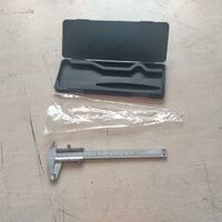 Zinc alloy caliper in a plastic box 5008, range 0-150 mm