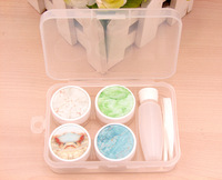 Mini set with contact lens cases XF-7, 2pcs