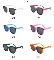 Polarized silicone sunglasses with UV400 protection for kids T22079