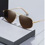 Polarized metal sunglasses with UV400 protection 2976-GT
