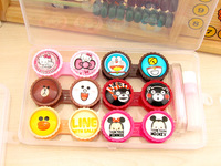 Mini set with contact lens cases ZZ666, 6pcs