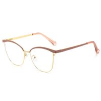 Metal glasses with blue light and UV protection 9716-GT