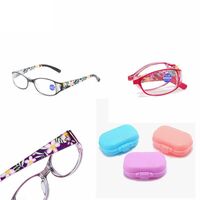 Plastic reading glasses 8036 with Blue ray cut protection and case, diopters from +1.00 to +4.00, RMC=62-64