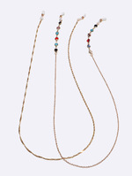 Acrylic black and white glasses chain GM161