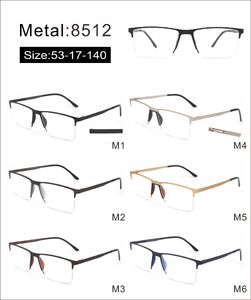 Оправа металлическая полуободковая с мягким носоупором и флексом 8512-DA