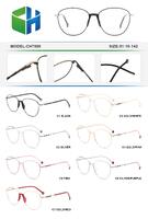 Оправа металлическая с мягким носоупором и флексом CH7508-DA