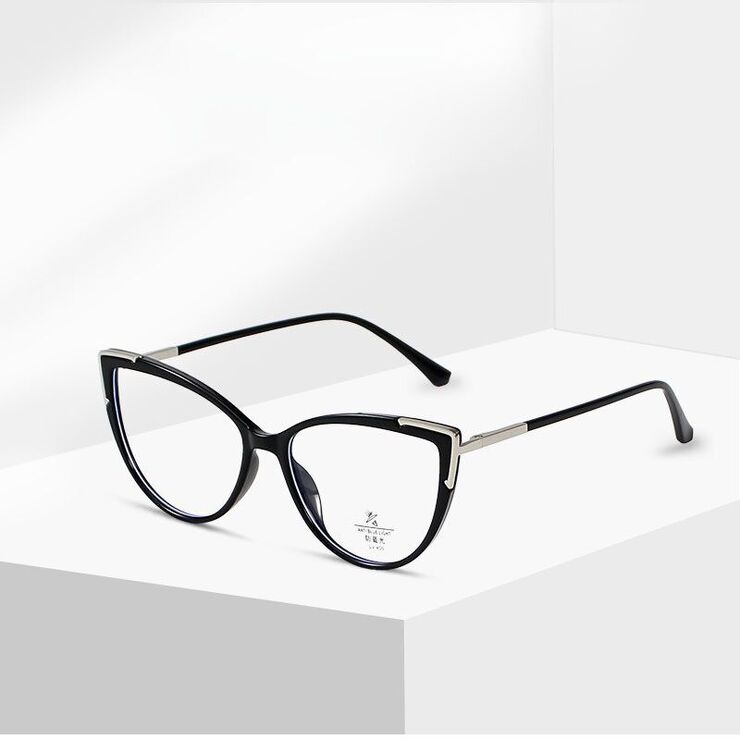 TR90 plastic frame with Blue Ray Cut protection lenses and flex MAMO TR8216