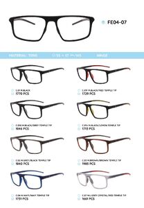 TR-90 plastic frames for glasses FE04-07