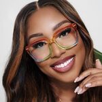 Очки пластиковые женские с защитой от синего света 1327-PN