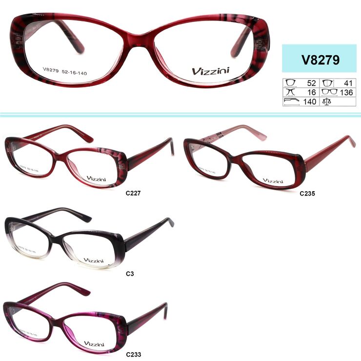 Plastic eyeglass frame VIZZINI V8279