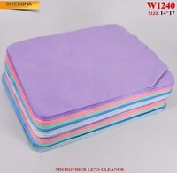 Cleaning cloth for glasses with a print, microfiber material, W1240, 17*14 cm