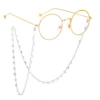 Metal non-slip steel colior chain, with star, for glasses and masks GS030