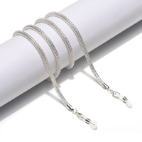 Цепочка для очков из нержавеющей стали с сердечками и звездами GL1309