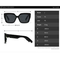 Plastic sunglasses with square frame for women Elit S2F-EL