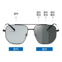 Photochromic glasses with blue light and UV protection 9655-2-GT