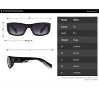 Plastic square sunglasses for women Elit 6064-EL