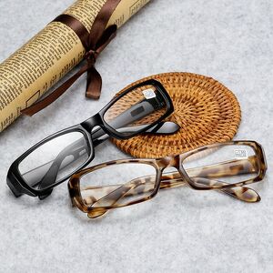 Plastic eyeglasses for reading KY21007, diopters from +1.00 to +4.00, PD62-64