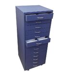 Офисный бокс - витрина для оправ и очков, синего цвета, на 192/156 мест JS-C220912