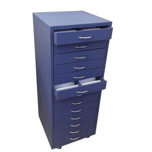 Офисный бокс - витрина для оправ и очков, синего цвета, на 192/156 мест JS-C220912