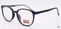 Plastic frames for glasses TR-90 + CA material (flex hinges) FOCUS FCS016