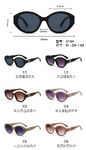 PC plastic sunglasses with plastic hinge 3194W