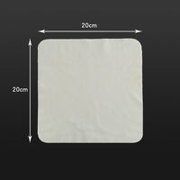 Natural suede napkin individually wrapped, 20*20 / 30*30 см