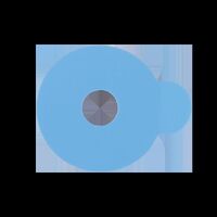 Sticky segment (Velcro, slippers, anti-slip pads for blocking optical lenses) for lenses, blue, 1000 pieces, DAS1913