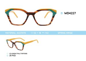 Plastic acetate eyeglasses frame WD4227