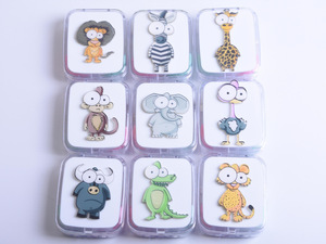 Набор для контактных линз складной с зеркалом и пинцетом FZ0922