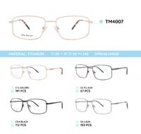 Оправа металлическая титановая с флексом TM4007