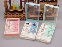 Mini set with contact lens cases XF6090, 2pcs