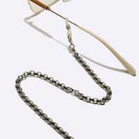 Silver-colored metal non-slip chain, for glasses and masks GL1649