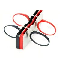 Очки-пенсне пластиковые для чтения с футляром 6009, диоптрии от +1.00 до +3.50, РМЦ=62-64