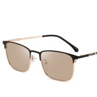 Очки металлические фотохромные с защитой от синего света 9678-GT