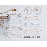 Оправа комбинированная (металл + TR90) с линзами Blue Ray Cut и флексами MAMO S11502