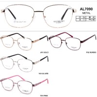 Metal eyeglass frame, material steel Allmilmo AL7090