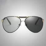 Очки металлические фотохромные с защитой от синего света 2802-GT