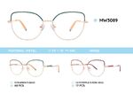 Metal women's frames for glasses MW3089
