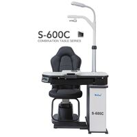Ophthalmologist workstation, combined table + chair S-600C, tabletop 980*480 mm