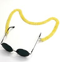 Acrylic non-slip matte chain, concave shape, for glasses and masks GB051