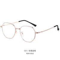 Metal glasses with Blue ray cut 2897-3-GT