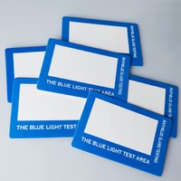 Blue light transmittance test chart