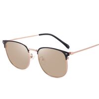 Очки металлические фотохромные с защитой от синего света 9658-GT